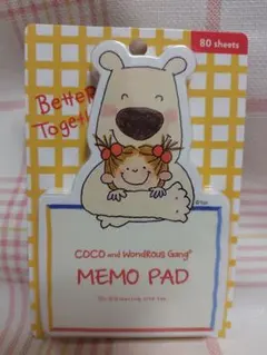 co10 ココちゃん&ポール COCO ダイカットメモ 80枚 RYN-1116