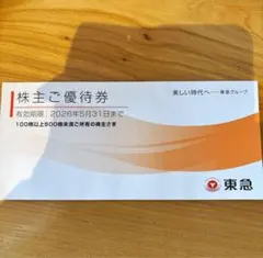 東急ストア 東急 株主優待券 2026年5月31日まで