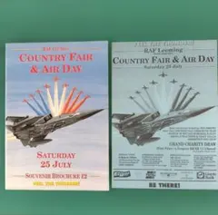 希少 イギリス空軍 RAF Leeming 航空ショー 公式プログラム 洋書
