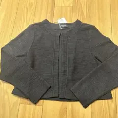 新品☆コムサイズム　黒　長袖ボレロ140㎝