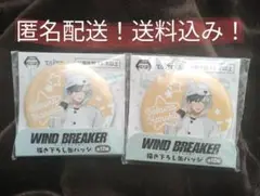 【匿名配送】WIND BREAKER 描き下ろし缶バッジ　桜遥　２個セット
