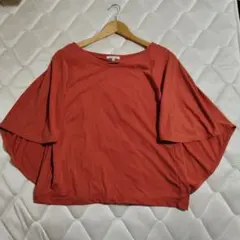 GLOBAL WORK M オレンジ系 五分袖トップス最終値下げしました!
