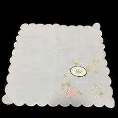 TOCCA タオルハンカチ 花柄 刺繍 スカラップのサムネイル