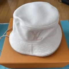 LOUIS VUITTON バケットハット M7058M ベージュ - メルカリ