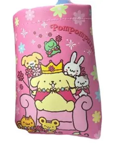 ポムポムプリン30周年　エコバッグ　ピンク　サンリオ×しまむら