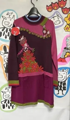 ☆アルベロベロALGIPPO☆グリーン長袖チュニック ☆アルベロベロALGIPPO☆グリーン長袖チュニック