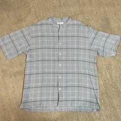 GLOBAL WORK チェック柄 半袖シャツ Mサイズ