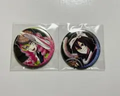 阿波踊り　缶バッジ　ufotable 伊黒小芭内　甘露寺蜜璃