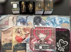 キングダムハーツ　一番くじ　タオル　グラス　タンブラー　14点