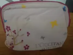 ロクシタン 花柄コットンポーチ