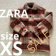ZARA ザラ　チェック　シャツジャケット