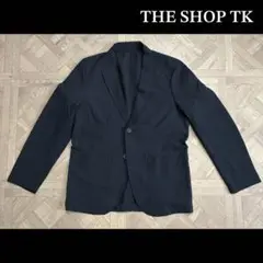 【値下げ】 THE SHOP TK ジャケット ネイビー Mサイズ 洗濯OK