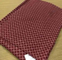 新作☆レトロモダン格子レッド☆長羽織☆洗える長羽織☆着物の上に羽織って防寒対策☆