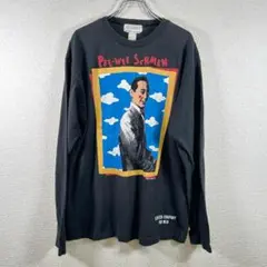 90s　SCRATCH COMPANY Pee-Wee ロンT 黒 FREE