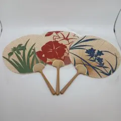 日本伝統品‼️ 特大透かしうちわ 朝顔 - メルカリ