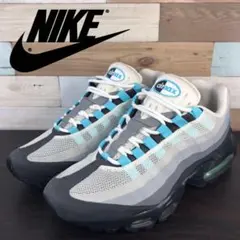 未使用品 エアマックス 95 ノー ソー ブルーグラデ US9.5 27.5㎝ Amazon | [ナイキ] エアマックス 95 AIR MAX 95 CRYSTAL BLUE