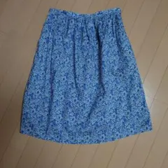花柄フレアスカート ブルー サイズ1のサムネイル
