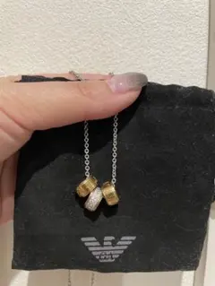 EMPORIO ARMANI ネックレス ピンクゴールド ハート 箱・保存袋付き