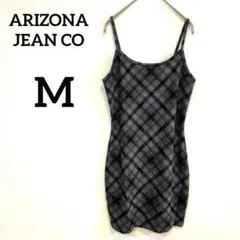 ARIZONA JEAN CO【M】チェック柄キャミワンピース
