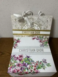 Dior ディオール ギフトボックス 空箱 花柄 ディオールショッパー