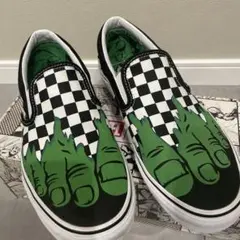 VANS Hulk/Checkerboard スリッポン US9.0 - メルカリ