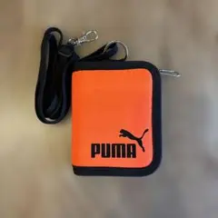 PUMA 蛍光オレンジ財布
