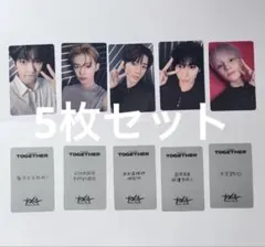 TXT SWEET メンバー全員 直筆サイン フォトシート トレカ TXT SWEET メンバー全員 直筆サイン フォトシート トレカ