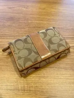 Coach モノグラム 三つ折り財布