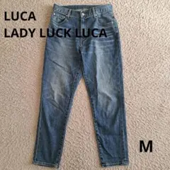 LUCA/LADY LUCK LUCA ルカレディラックルカストレートデニムM