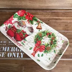 Ｈananaさまご購入品　リメイクトレー クリスマスブーツの子猫ちゃん