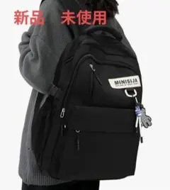 未使用品✨ユニセックスMINISIJA 黒リュック・バックパック - メルカリ