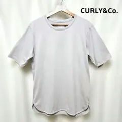CURLY&Co.カーリー&コーTシャツ ライトグレー　コットン100％ 日本製のサムネイル
