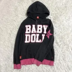 00s Y2K BABY DOLL ロゴ　パーカー　平成ギャル　海外ガール