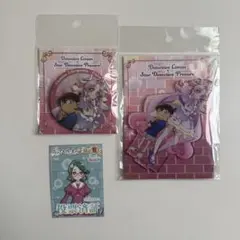 名探偵コナン プリキュア コラボ アクリルスタンド 缶バッジ 