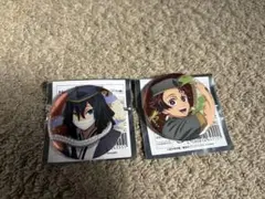 鬼滅の刃 麺宅 缶バッジ 竈門炭治郎 伊黒小芭内