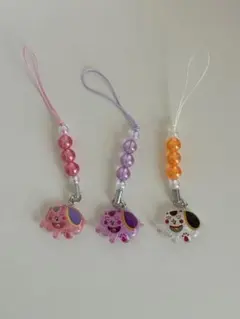 猫 招き猫 ストラップ ボンボンドロップ