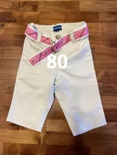 Ralph Lauren キッズ パンツ 80cm ベルト付き 베이지
