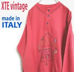 XTE vintage ARTビッグプリント スウェット ロンT イタリア製