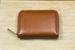 ★新品★ イタリアンレザー コンパクト財布 牛革 メンズ財布 二つ折り財布