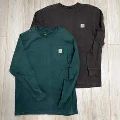 カーハート　ポケットロンT　2色セット