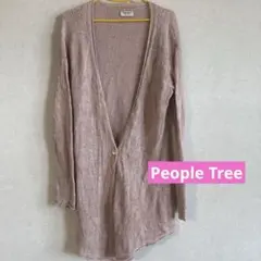 People Tree 手編み ピンクカーディガンのサムネイル