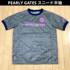 【良品】PEARLY GATES パーリーゲイツ 半袖スニード チェックブルゾン