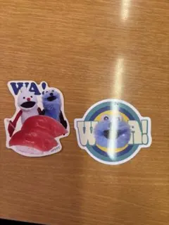 スシロー　パペットスンスン ステッカー　2枚