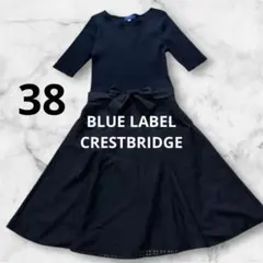 BLUE LABEL CRESTBRIDGE モックロディーシルケットワンピース - メルカリ