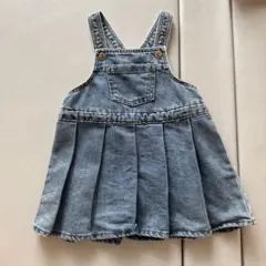 H&M デニム ジャンバースカート 6-9M