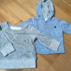 GAP 6-12ヶ月 トレーナー・パーカー 2点セット