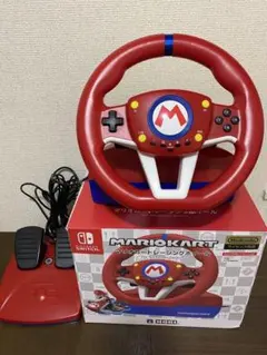 【美品】マリオカートレーシングホイール for Nintendo Switch