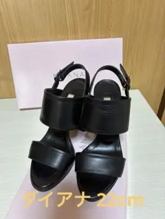 ダイアナ　ブラック　サンダル