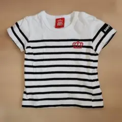 BABY DOLL ストライプ Tシャツ 80
