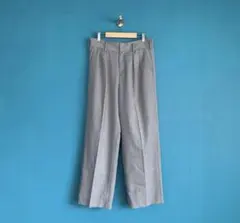【UNTITLED】ワイドパンツ size:0 ライトグレー H5